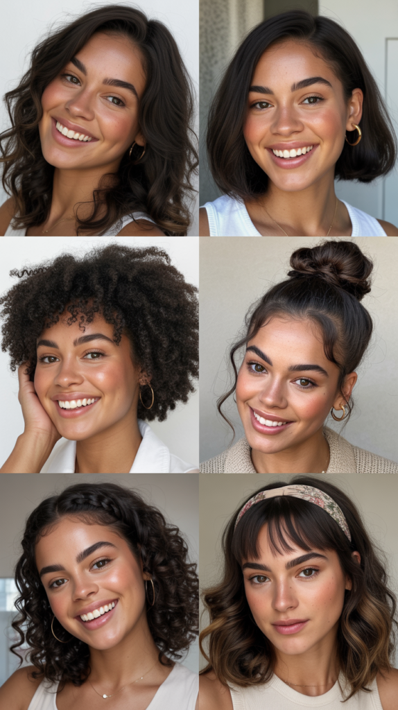 Wavy Lob With Bang Accessories