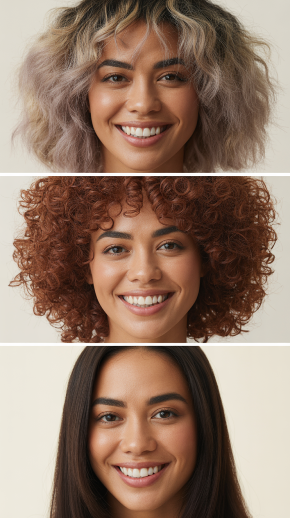 Feathered Bangs With Ice Blonde Tones
