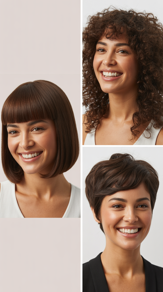 Classic Blunt Bob with Straight-Across Bangs