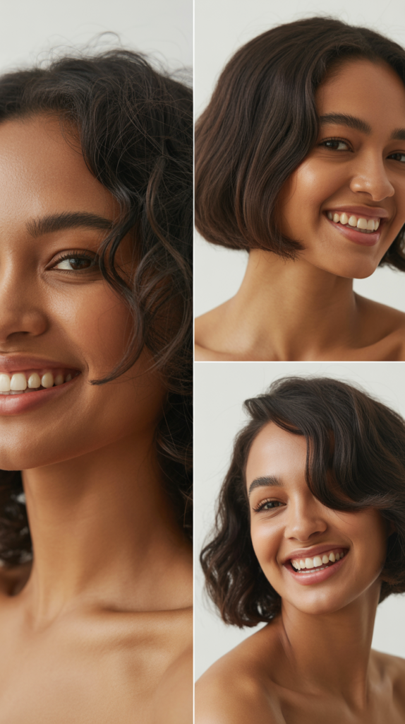 Angled Bob with Side-Swept Bangs