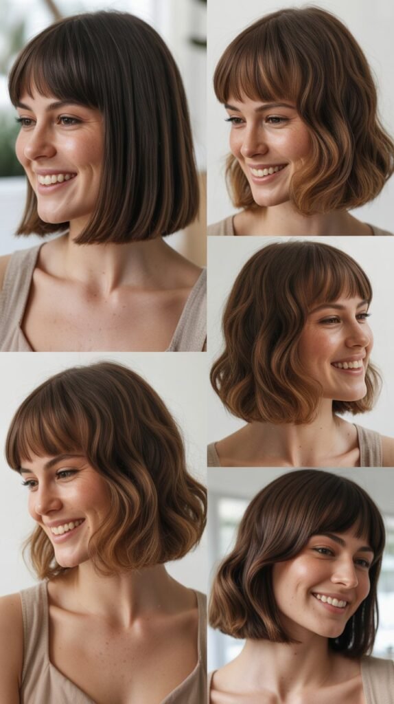  Graduated Bob With Soft Bangs