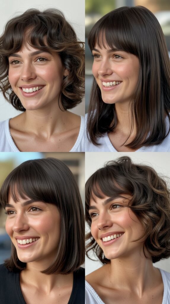 Textured Lob With Baby Fringe