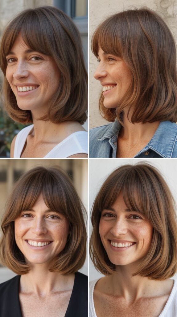  Long Bob with Bardot Bangs