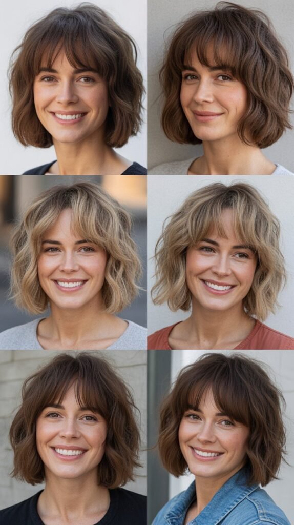 Shaggy LOB With Soft Rounded Bangs