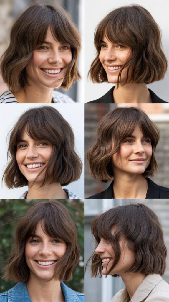 Long Bob With Piece-y Side Bangs