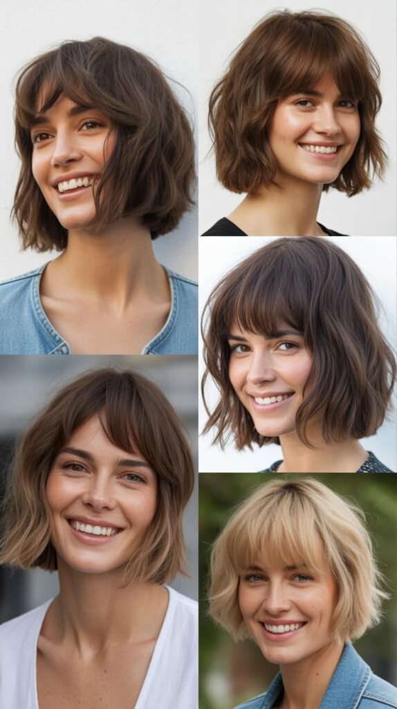 Choppy Long Bob With Piecey Bangs