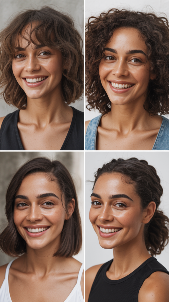 Wavy Lob With Bang Transformation Stories