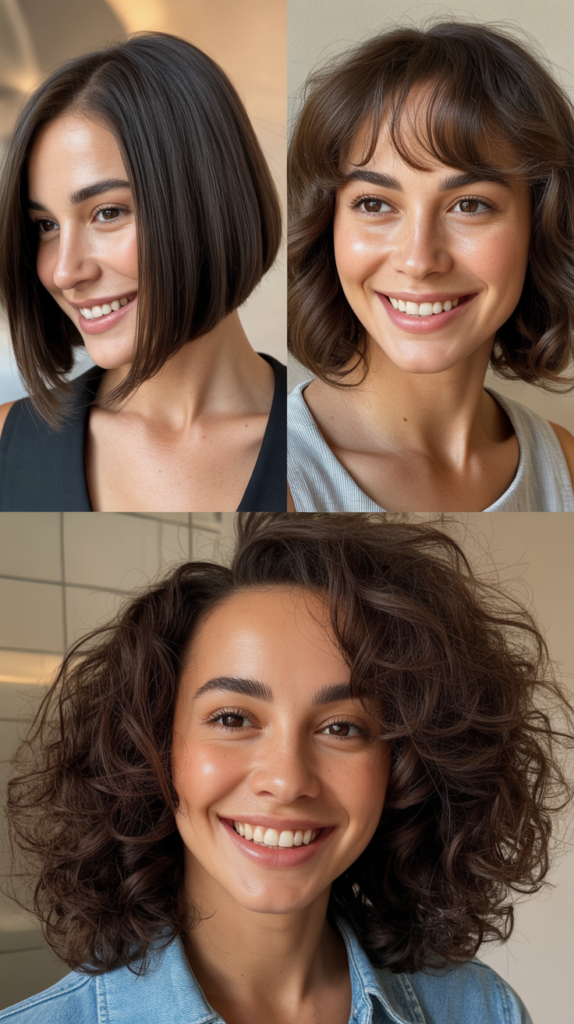 Graduated Bob with Baby Bangs