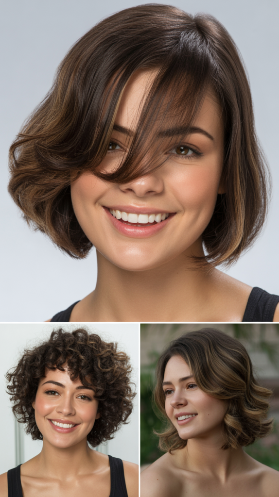 Blunt Micro Fringe With Ombre Color