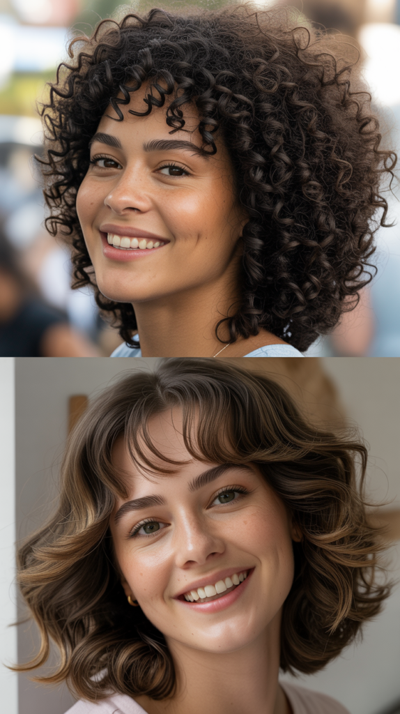 Wispy Micro Bangs with Soft Graduated Lengths