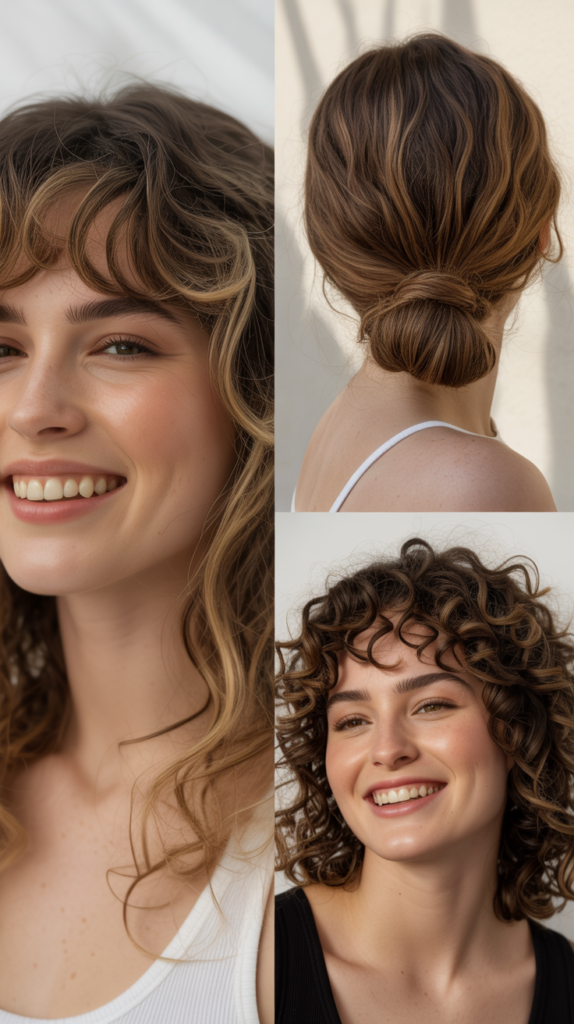 Wispy Bangs With Beachy Waves