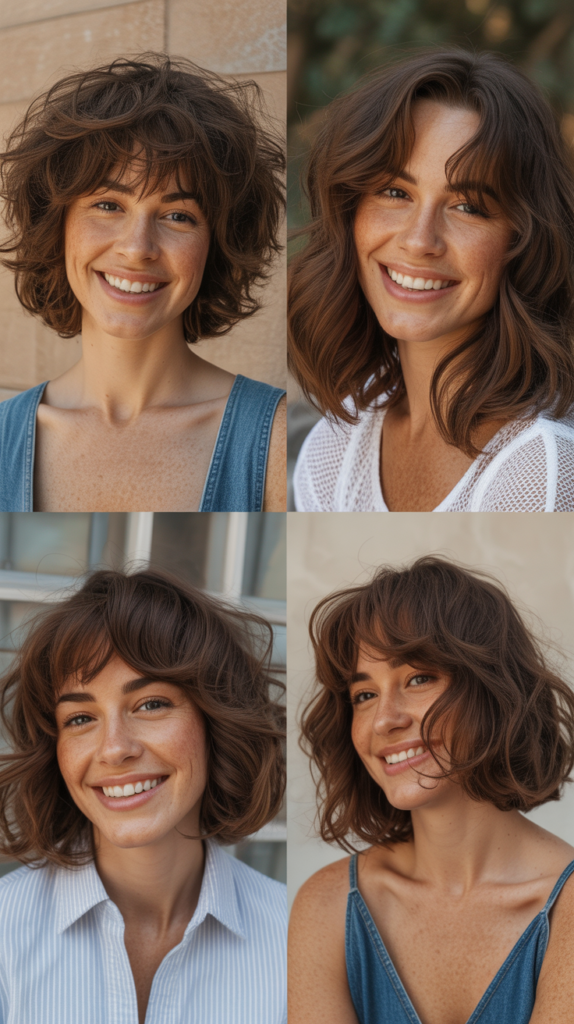 Piecey Bangs With Effortless Waves