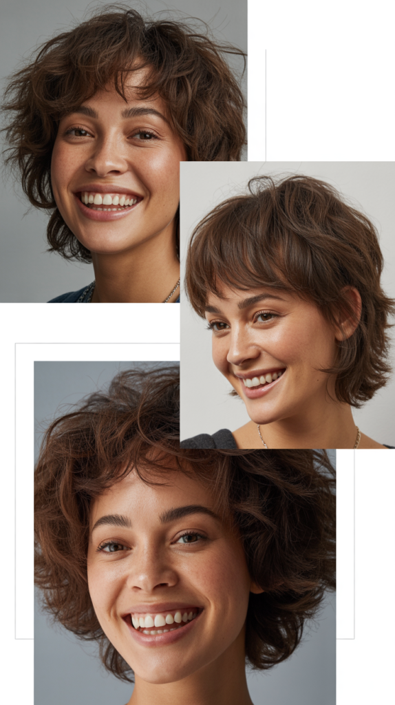 Shaggy Bangs With Layered Shag Cut