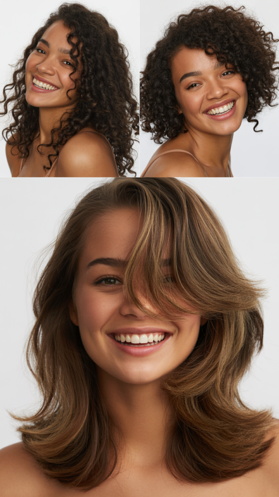 Wispy Side Fringe with Long Soft Layers