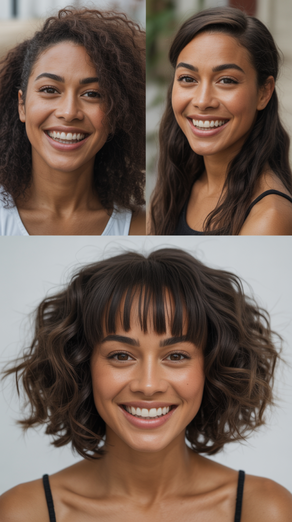 Disconnected Bangs With Uniform Length