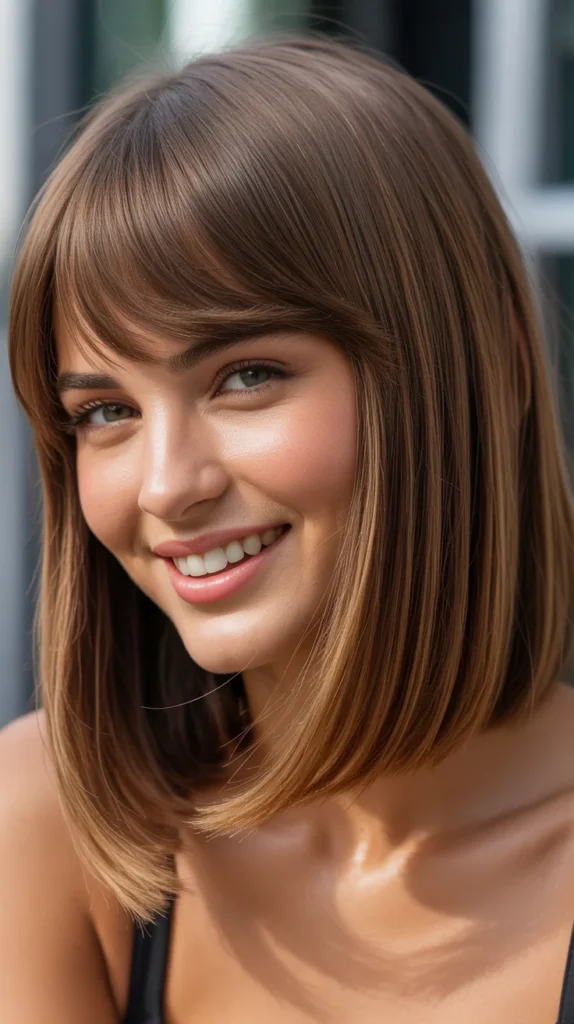 21 Long Bob Haircuts With Side Bangs That Feel Soft but Structured Long Bob Haircuts With Side Bangs That Feel Soft but Structured