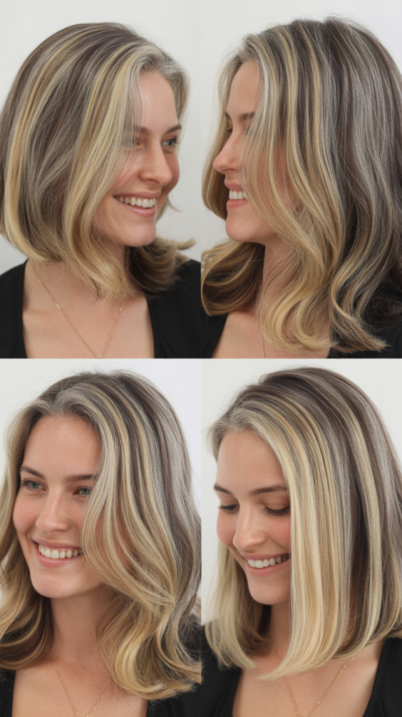 Blonde Highlights for Thick Hair