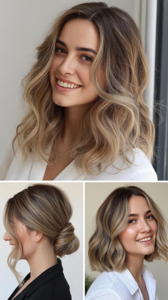 Sandy Blonde Highlights