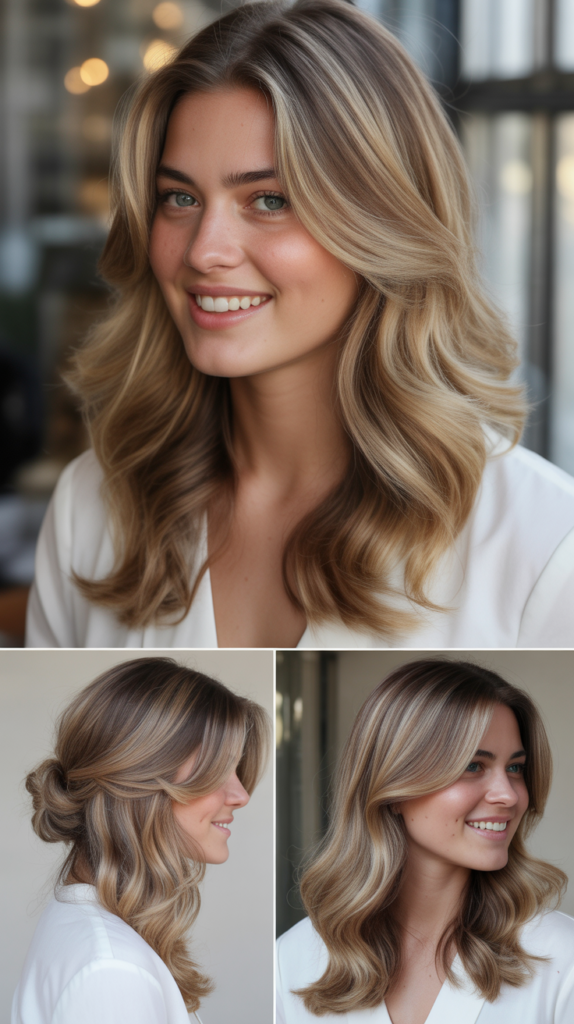 Blonde Highlights for Gray Hair Transition