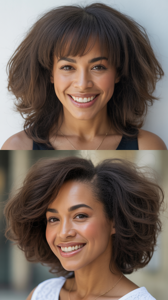 Full Fringe with Long Layered Sides