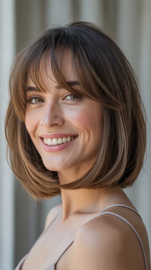 44 Long Bob Haircuts With Bangs for Thin Hair That Add Natural Volume Long Bob Haircuts With Bangs for Thin Hair That Add Natural Volume