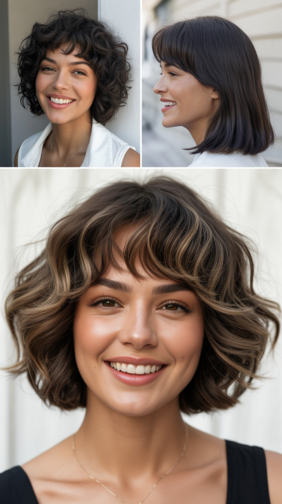 Tousled Bob with Bardot Bangs