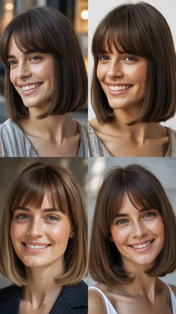 35 Long Bob Haircuts With Bangs That Make You Look Instantly Put Together