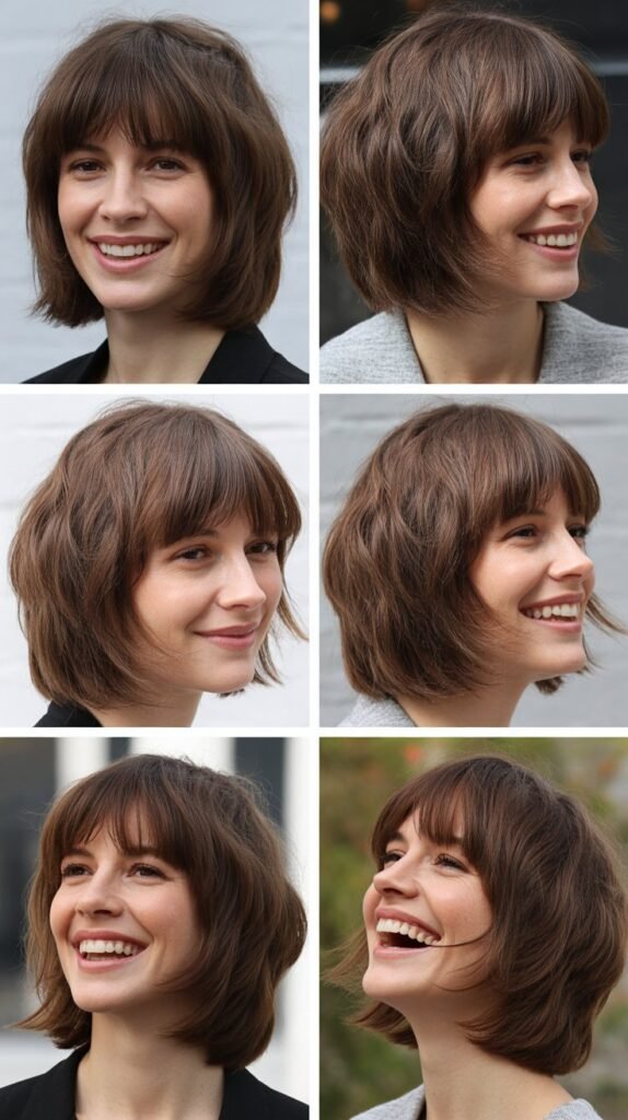 Piece-Y Long Bob With Separated Bangs