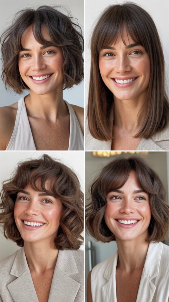 Long Bob With Grown-Out Bangs