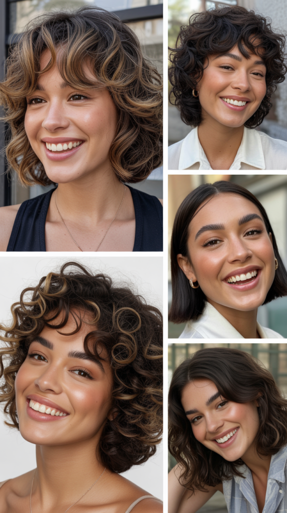 Lived-In Wavy Lob With Grown-Out Bangs