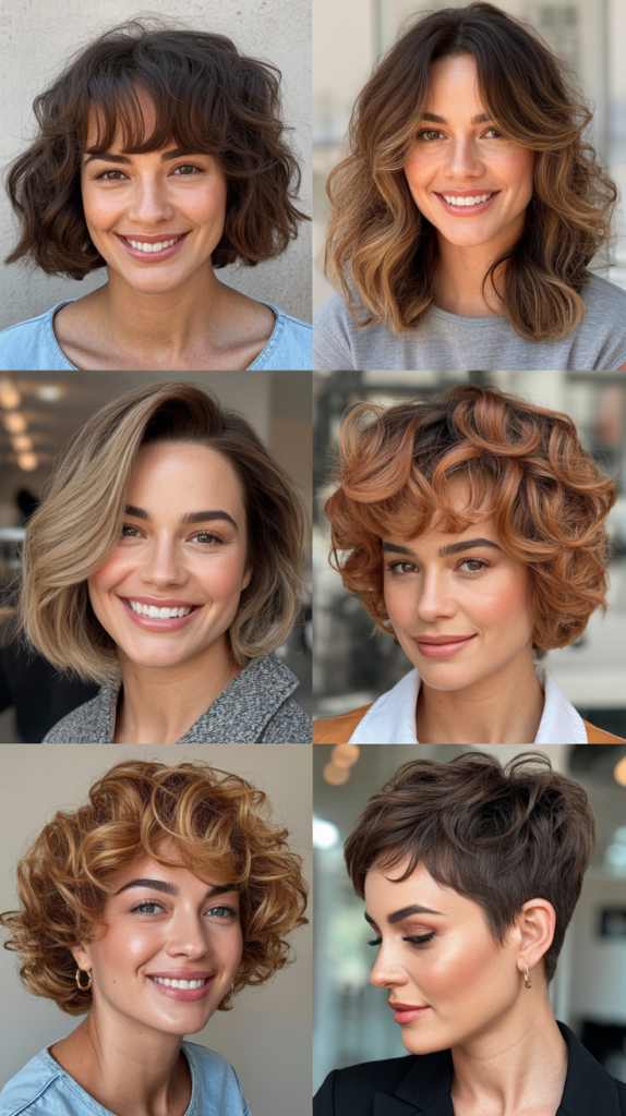 Wavy Lob With Bang Color Techniques