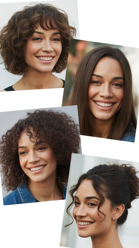 Wavy Lob With French Girl Bangs