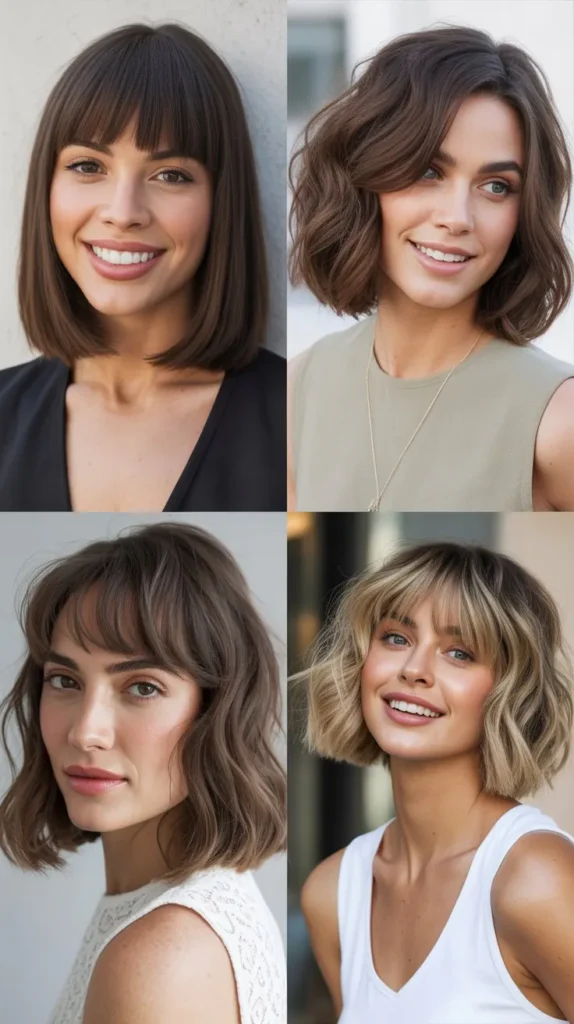 48 Long Bob Hairstyles With Bangs That Pinterest Can’t Stop Recommending 48 Long Bob Hairstyles With Bangs That Pinterest Can't Stop Recommending