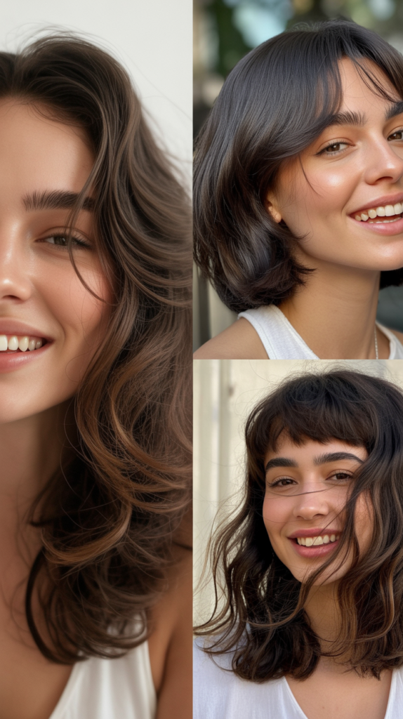 Wispy Micro Fringe with Long Layers