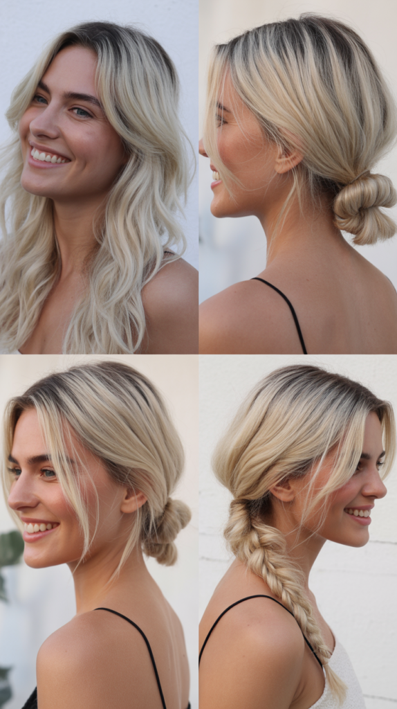  Platinum Blonde with Dark Roots