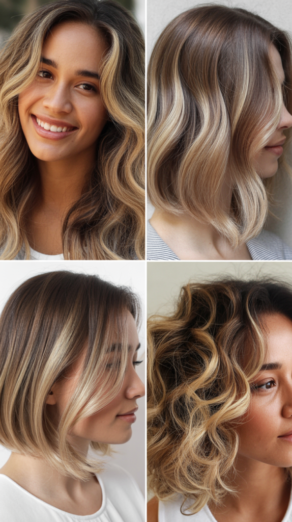 Blonde Highlights with Low Contrast
