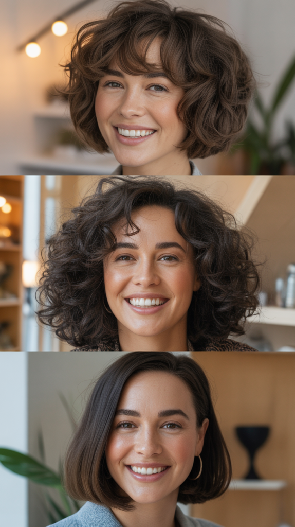 Shaggy Bob with Feathered Bangs