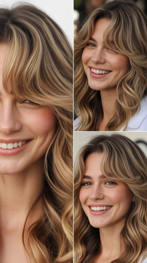 Soft Bangs With Pearl Ash Tones