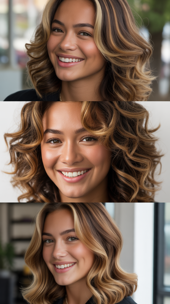 Blonde Highlights with Lowlights