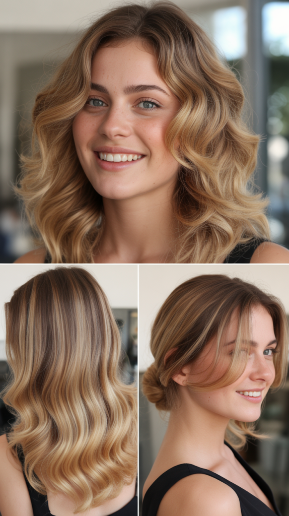 Honey Blonde With Soft Root Melt