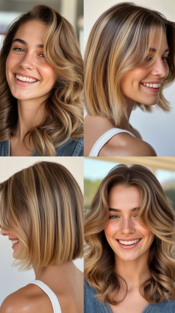 Honey Blonde Highlights for Light Brown Hair