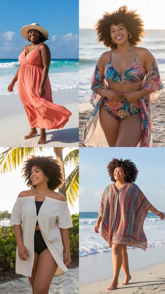22 Flattering Beach Outfits for Plus Size Women 22 Flattering Beach Outfits for Plus Size Women