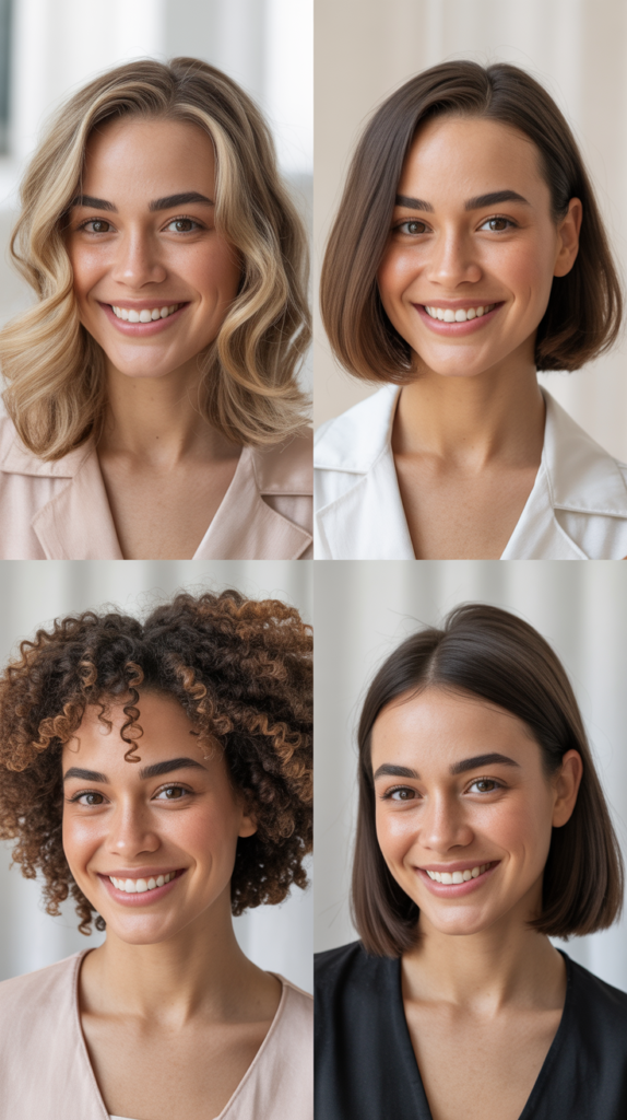 Soft Blonde Waves Bob