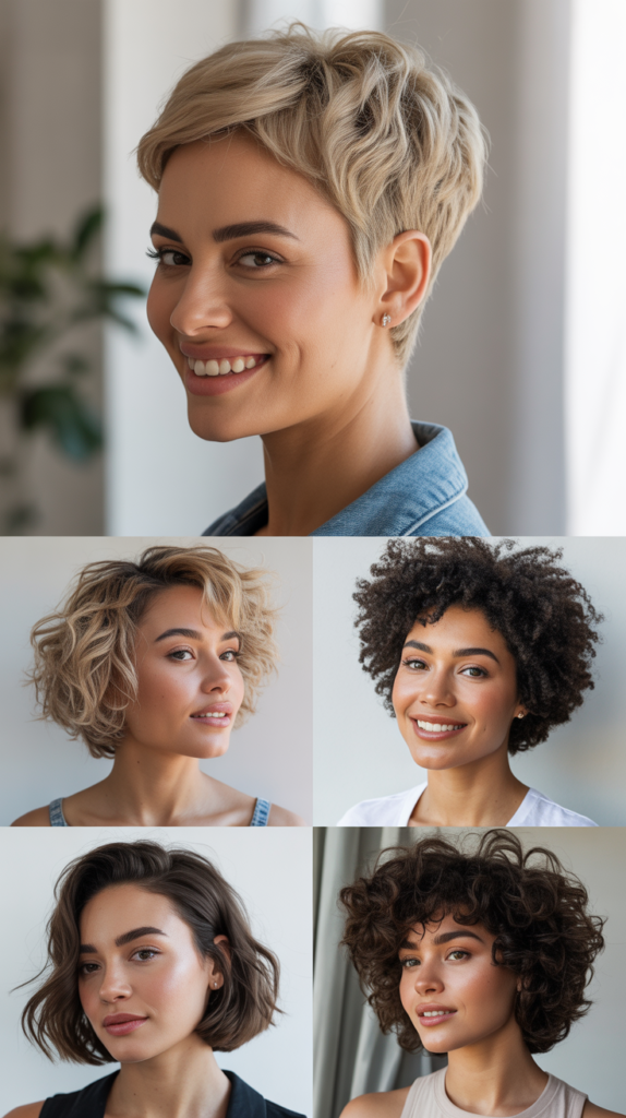  Blonde Pixie with Nape Undercut