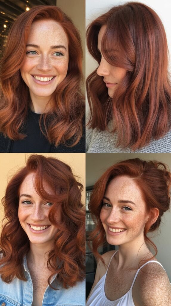 Auburn with Mahogany Lowlights