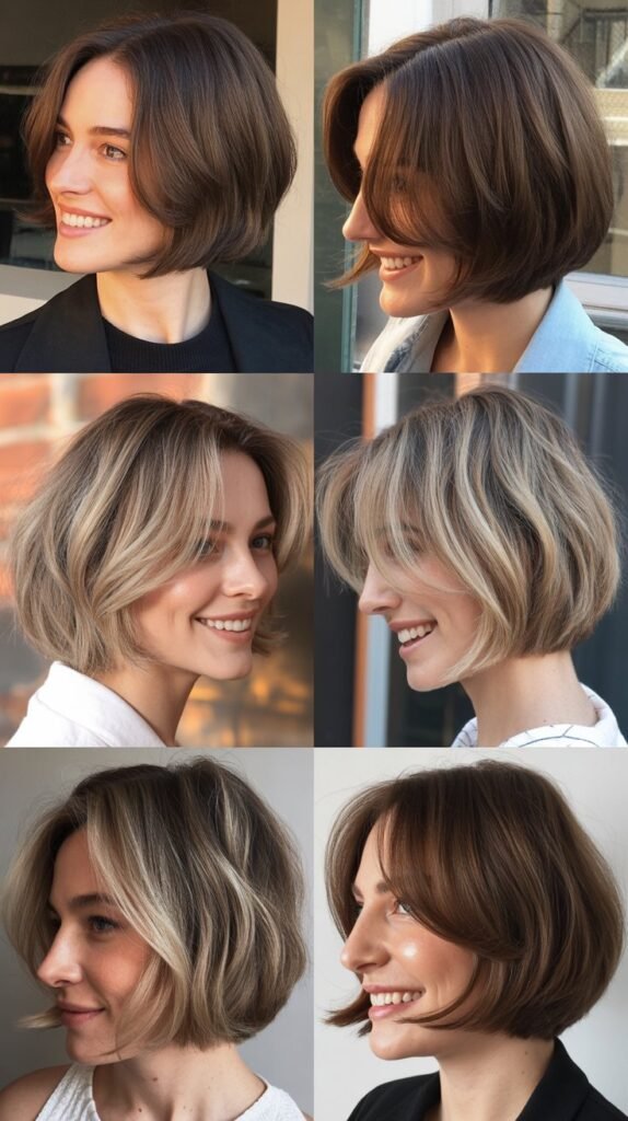  Refined Bob With Subtle Dimension