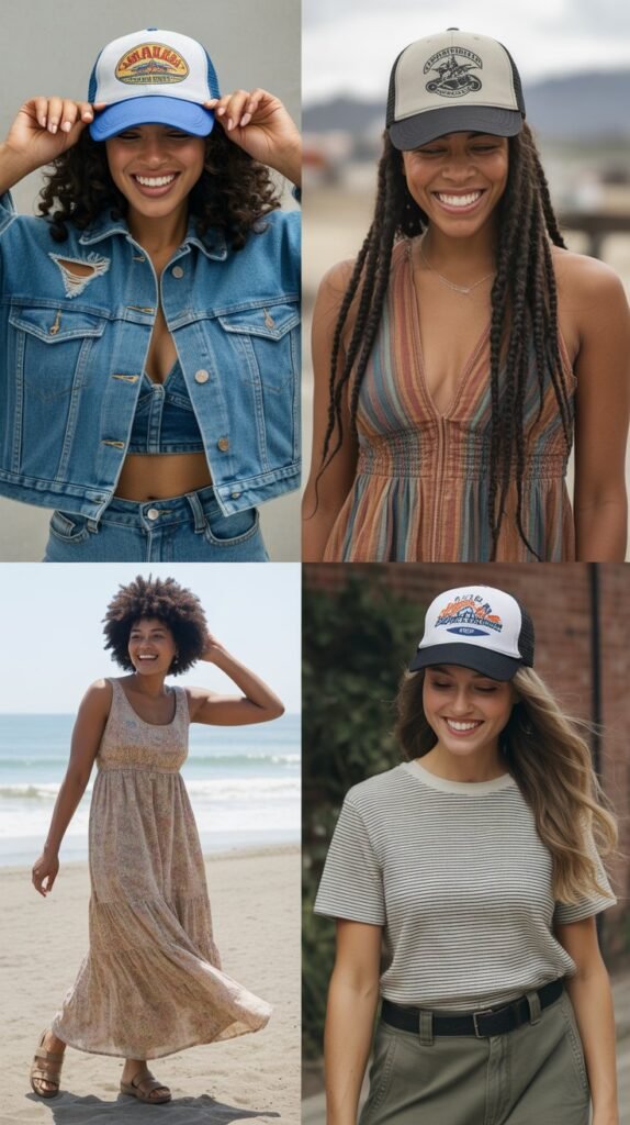 Trucker Hats with Vintage Logos