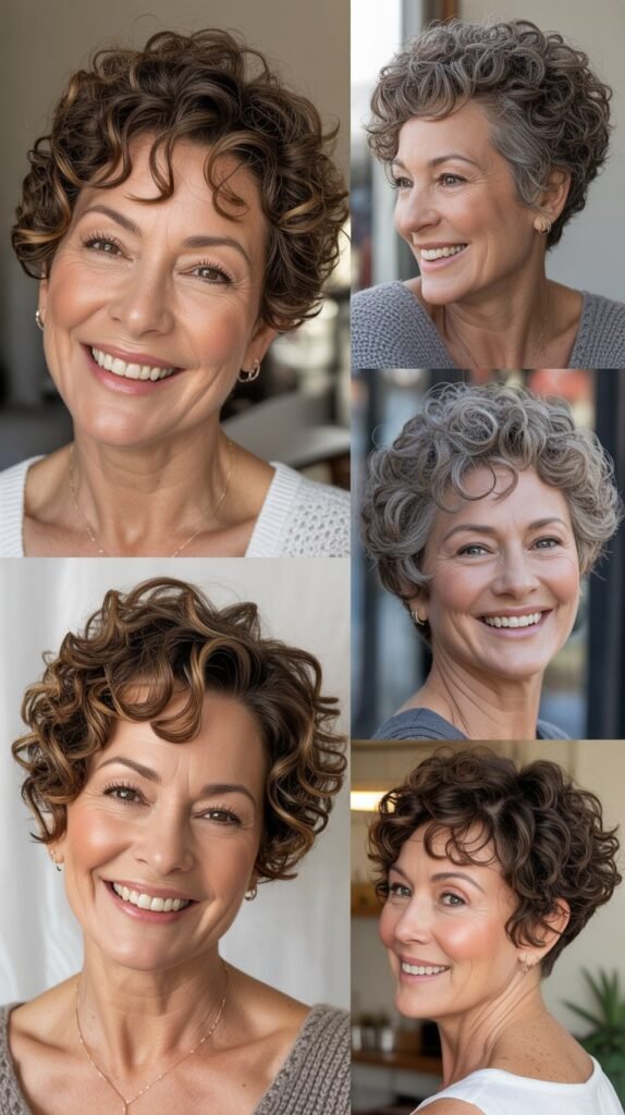  Romantic Curly Pixie