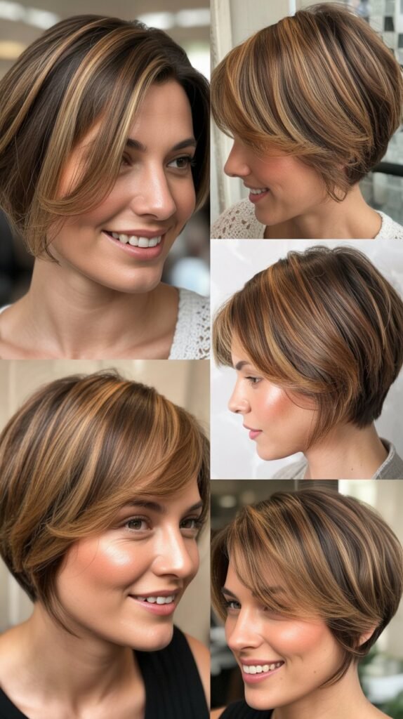  Highlights for Short Brown Hair