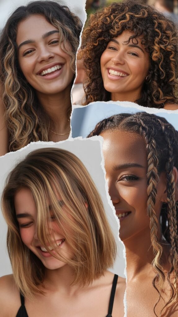  Messy Crop With Dimensional Highlights